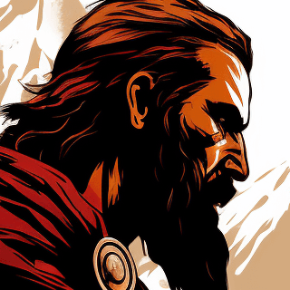 Detail crop of an illustration before Fix All — soft, low-resolution edges